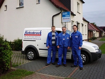 Stammbelegschaft der Fa. Hefenbrock , Wittstock